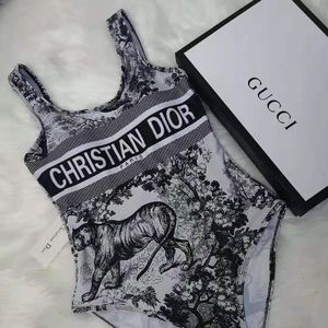 White black gray swimsuit size medium / large